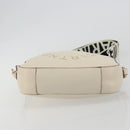 Stella MacCartney Shoulder Bag Leather Ivory Gold Auth BA13823-5