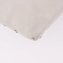 PRADA Clutch Bag Leather White Silver Auth BA13824V-15