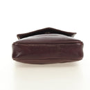 CHANEL Chain V Stitch Shoulder Bag Caviar Skin Bordeaux Gold CC Auth BA13825V-7