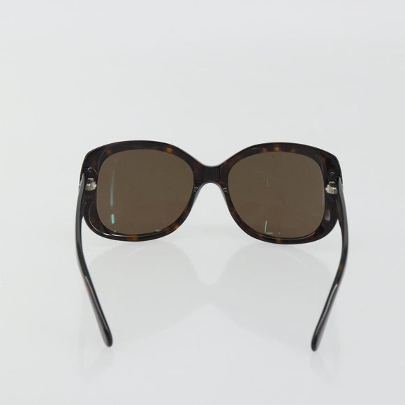CHANEL Tortoise Pattern Sunglasses Plastic Brown CC Auth BA13826