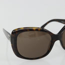 CHANEL Tortoise Pattern Sunglasses Plastic Brown CC Auth BA13826-6