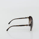 CHANEL Tortoise Pattern Sunglasses plastic Brown CC Auth BA13827-5