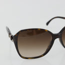 CHANEL Tortoise Pattern Sunglasses plastic Brown CC Auth BA13827-6
