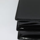 GUCCI Shoulder Bag Patent Leather Black Silver 018 123 1003 Auth BA1383-17