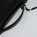 GUCCI Shoulder Bag Patent Leather Black Silver 018 123 1003 Auth BA1383-7