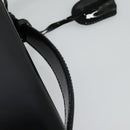 GUCCI Shoulder Bag Patent Leather Black Silver 018 123 1003 Auth BA1383-14