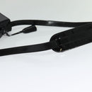 GUCCI Shoulder Bag Patent Leather Black Silver 018 123 1003 Auth BA1383-8