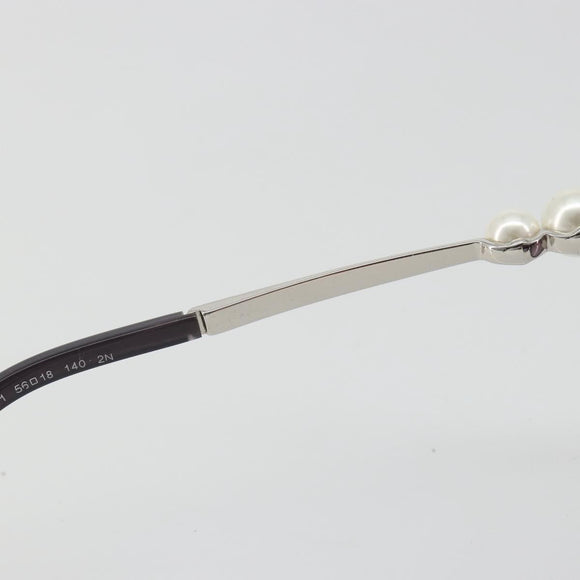 CHANEL Coco Pearl Sunglasses Plastic Purple CC Auth BA13830M