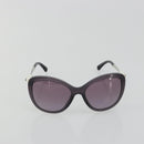 CHANEL Coco Pearl Sunglasses Plastic Purple CC Auth BA13830M-2