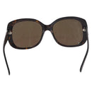 CHANEL Sunglasses Plastic Brown CC Auth BA13831-3