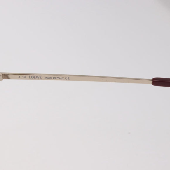 LOEWE Jinx Sunglasses Leather Red Auth BA13832