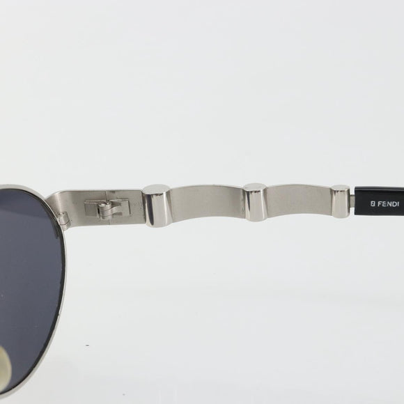 FENDI Sunglasses Metal Black Auth BA13834
