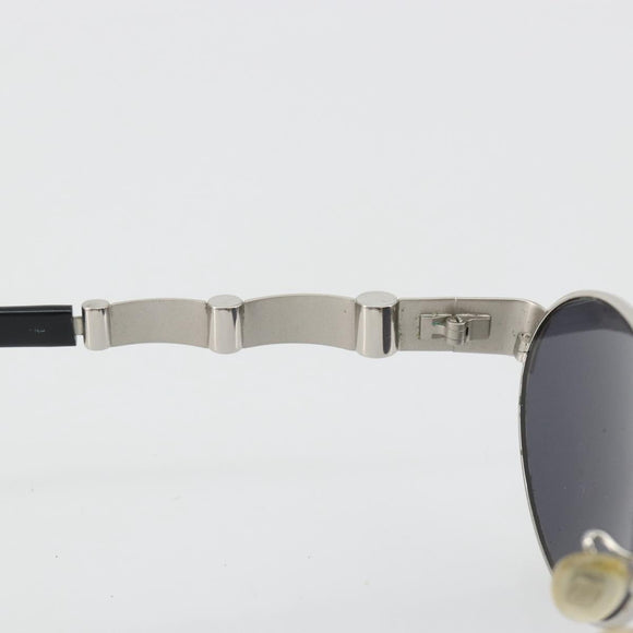 FENDI Sunglasses Metal Black Auth BA13834