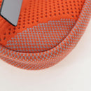 GUCCI Glasses Case Technical knit Orange Silver 824707 Auth BA13835M-10