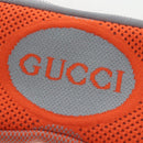 GUCCI Glasses Case Technical knit Orange Silver 824707 Auth BA13835M-17