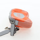 GUCCI Glasses Case Technical knit Orange Silver 824707 Auth BA13835M-4