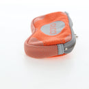GUCCI Glasses Case Technical knit Orange Silver 824707 Auth BA13835M-5