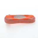 GUCCI Glasses Case Technical knit Orange Silver 824707 Auth BA13835M-7