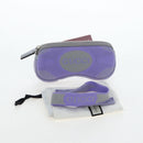 GUCCI Glasses Case Technical knit Purple Silver 824707 Auth BA13836M-24