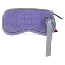 GUCCI Glasses Case Technical knit Purple Silver 824707 Auth BA13836M-3