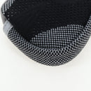 GUCCI Glasses Case Technical knit Black Silver 824707 Auth BA13837M-15