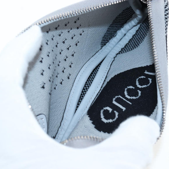 GUCCI Glasses Case Technical knit Black Silver 824707 Auth BA13837M