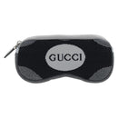 GUCCI Glasses Case Technical knit Black Silver 824707 Auth BA13837M-13