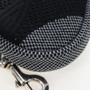 GUCCI Glasses Case Technical knit Black Silver 824707 Auth BA13837M-7