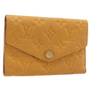 LOUIS VUITTON Empreinte Portefeuille Curie's Compact Saffron Auth BA13838-26