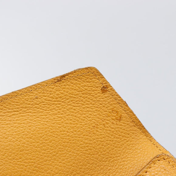 LOUIS VUITTON Empreinte Portefeuille Curie's Compact Saffron Auth BA13838