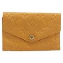 LOUIS VUITTON Empreinte Portefeuille Curie's Compact Saffron Auth BA13838-27