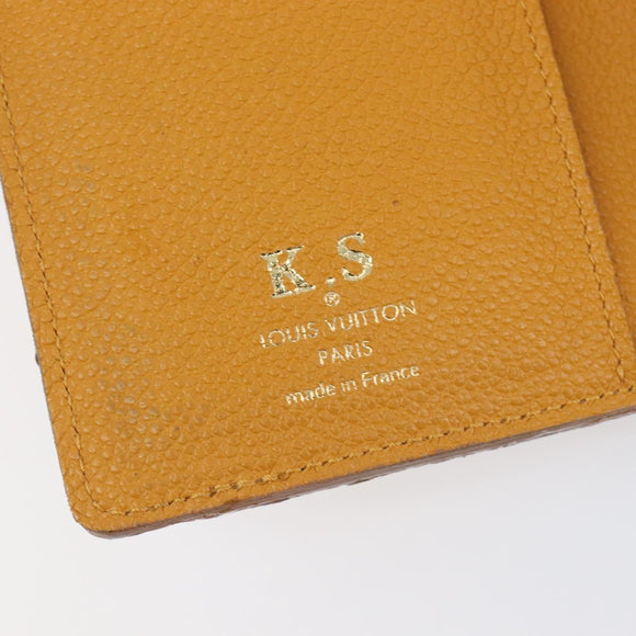 LOUIS VUITTON Empreinte Portefeuille Curie's Compact Saffron Auth BA13838