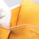 LOUIS VUITTON Empreinte Portefeuille Curie's Compact Saffron Auth BA13838-51