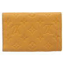 LOUIS VUITTON Empreinte Portefeuille Curie's Compact Saffron Auth BA13838-28