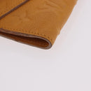 LOUIS VUITTON Empreinte Portefeuille Curie's Compact Saffron Auth BA13838-14