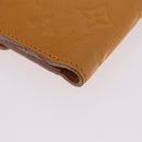 LOUIS VUITTON Empreinte Portefeuille Curie's Compact Saffron Auth BA13838-16