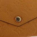LOUIS VUITTON Empreinte Portefeuille Curie's Compact Saffron Auth BA13838-17