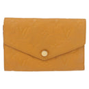 LOUIS VUITTON Empreinte Portefeuille Curie's Compact Saffron Auth BA13838-13