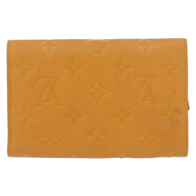 LOUIS VUITTON Empreinte Portefeuille Curie's Compact Saffron Auth BA13838 - 0