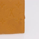 LOUIS VUITTON Empreinte Portefeuille Curie's Compact Saffron Auth BA13838-3