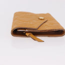 LOUIS VUITTON Empreinte Portefeuille Curie's Compact Saffron Auth BA13838-5