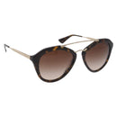 PRADA Tortoise Pattern Sunglasses Plastic Brown Auth BA13840-1