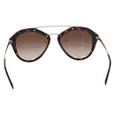PRADA Tortoise Pattern Sunglasses Plastic Brown Auth BA13840-2