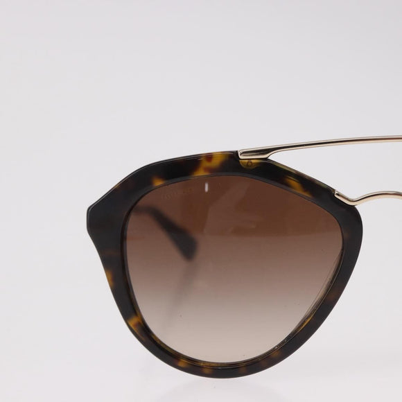 PRADA Tortoise Pattern Sunglasses Plastic Brown Auth BA13840