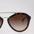 PRADA Tortoise Pattern Sunglasses Plastic Brown Auth BA13840-4