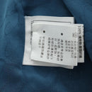 CHANEL Jacket Jacket Tweed 40 Blue Silver CC Auth BA13843SAM-13