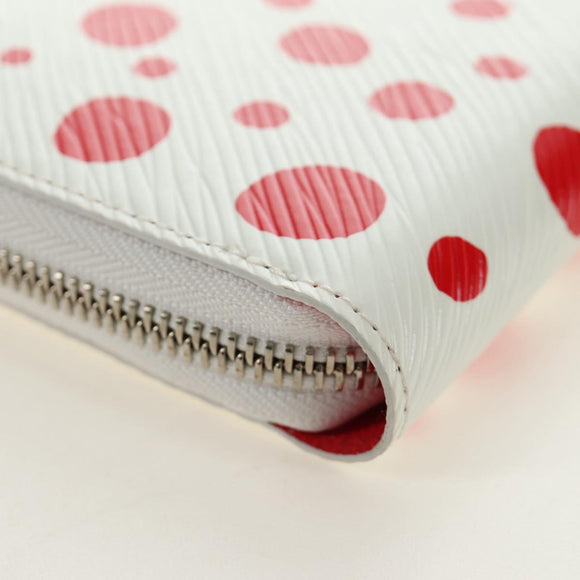 LOUIS VUITTON Epi Zippy Wallet Long Wallet LVxYK White M81961 LV Auth BA13844SM