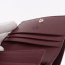 GUCCI GG Supreme Bifold Wallet PVC Beige Gold 818767 Auth BA13845M-16