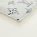 LOUIS VUITTON Monogram Shadow Porte Cartes Double White M83699 Auth BA13846SAM-15