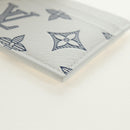 LOUIS VUITTON Monogram Shadow Porte Cartes Double White M83699 Auth BA13846SAM-16